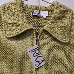 IRKA Olive Knit Cardigan
